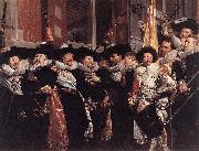 Hendrik Gerritsz. Pot Officers and sergeants of the St Hadrian Civic Guard on their retirement in 1630